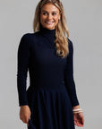 Tweed Jumper - Navy