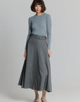 Fit and flare skirts gray