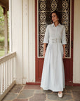 Double Buckle Dress Blue
