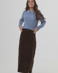Brown Corduroy skirt