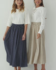Polka Dot Skirt Navy&White