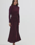 The Wrap Jumper plum